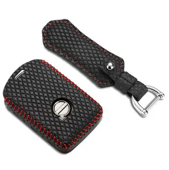 

Car key cover Top Layer leather for volvo xc90 17-18 s90 v90 t5 t6 15-16 t8 xc60