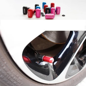 

4pcs Auto Tire Valve Caps AutoTyre Wheel Ventile Air Stems Cover For Smart 453 451 450 Fortwo Forfour CarDecoration Accessories