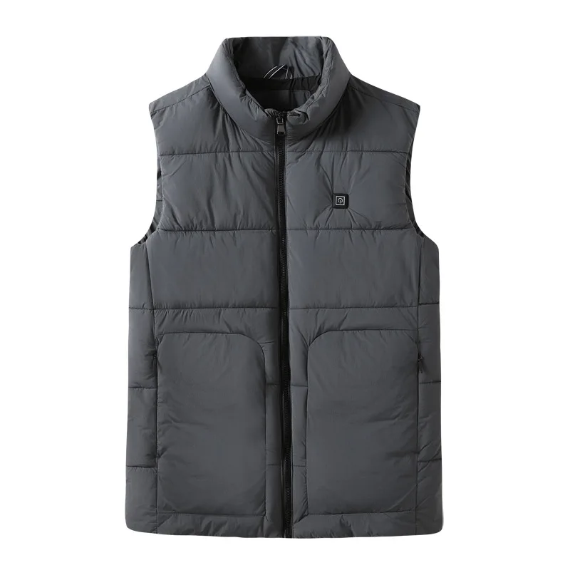 

19 Autumn And Winter Rechargeable Heating Cotton Vest 19202 Plus-sized L-8xl Casual Extra Large