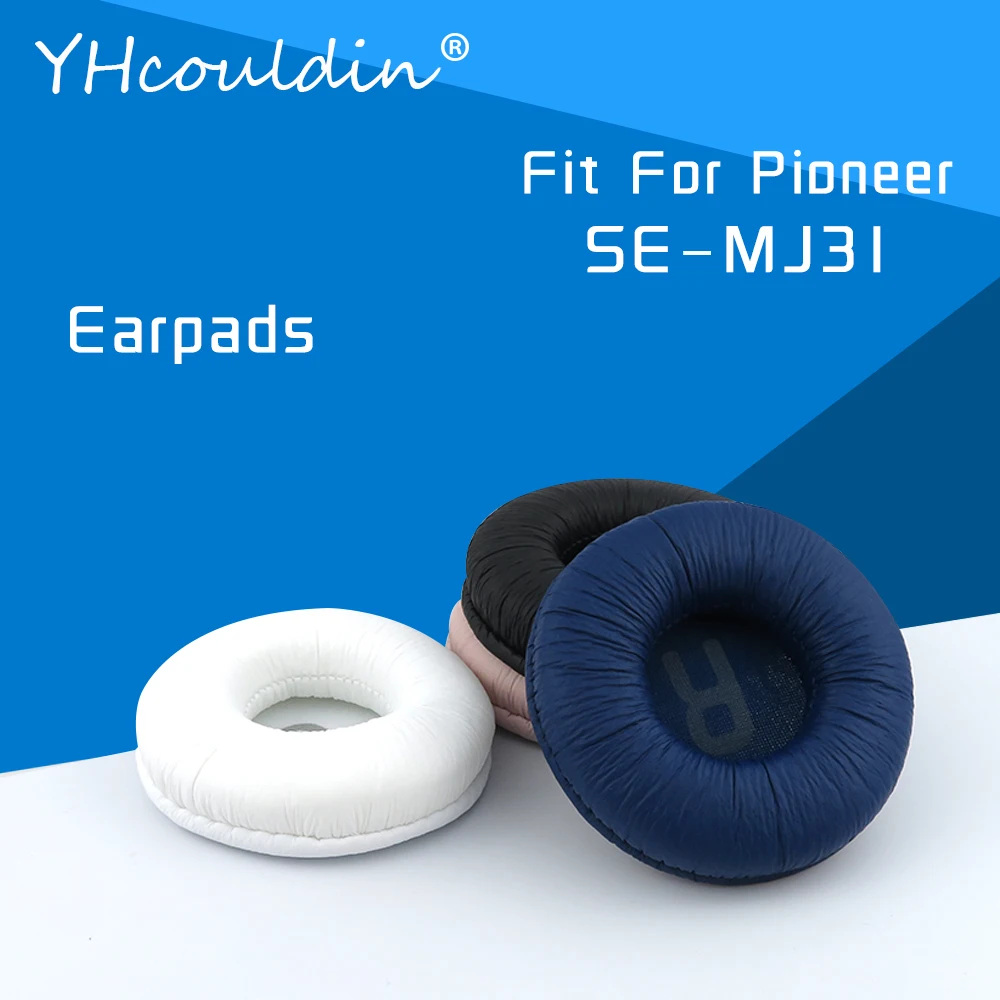 

Earpads For Pioneer SE MJ31 SE-MJ31 Headset Accessaries Replacement Ear Cushions Wrinkled Leather Material