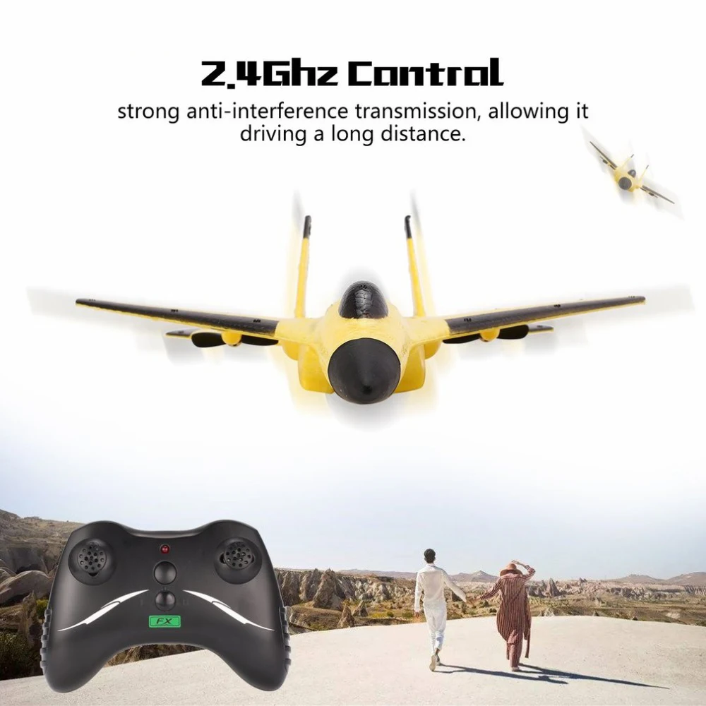 2.4G RC drone Glider Outdoor toys Hand Throwing Fixed Wing Model Foam plane Remote Control Educational Toy Gifts for children