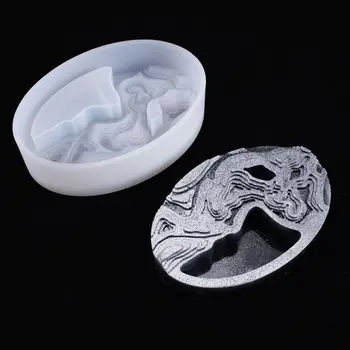 

1 Pc Crystal Epoxy Resin Mold Oval Potted Casting Silicone Mould Handmade DIY Crafts Decorations Making Tools