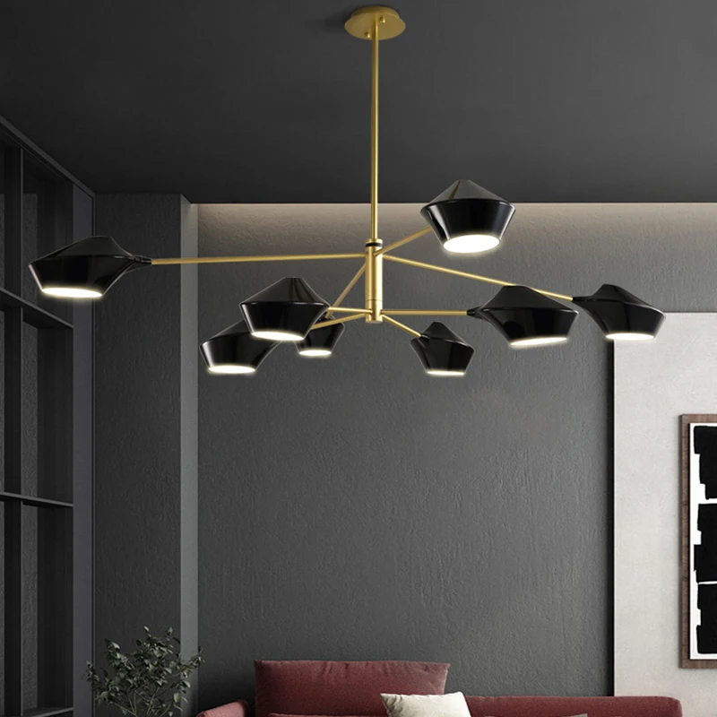 

Northern Europe Living Room Pendant Lamp Post Modern Simple Designer Modeling Lamp New Lighting Bedroom Dining Room Chandelier