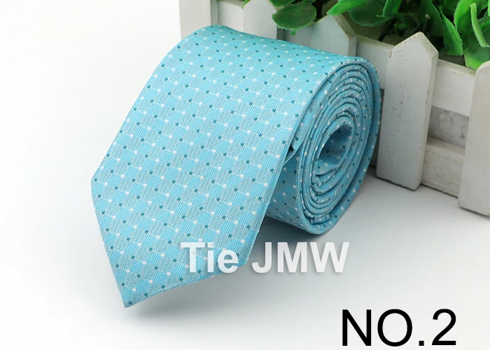 New Formal Ties For Men Classic Polyester Woven Colorful Dots Necktie Fashion Skinny 7CM Wedding Business Party Casual Gravata