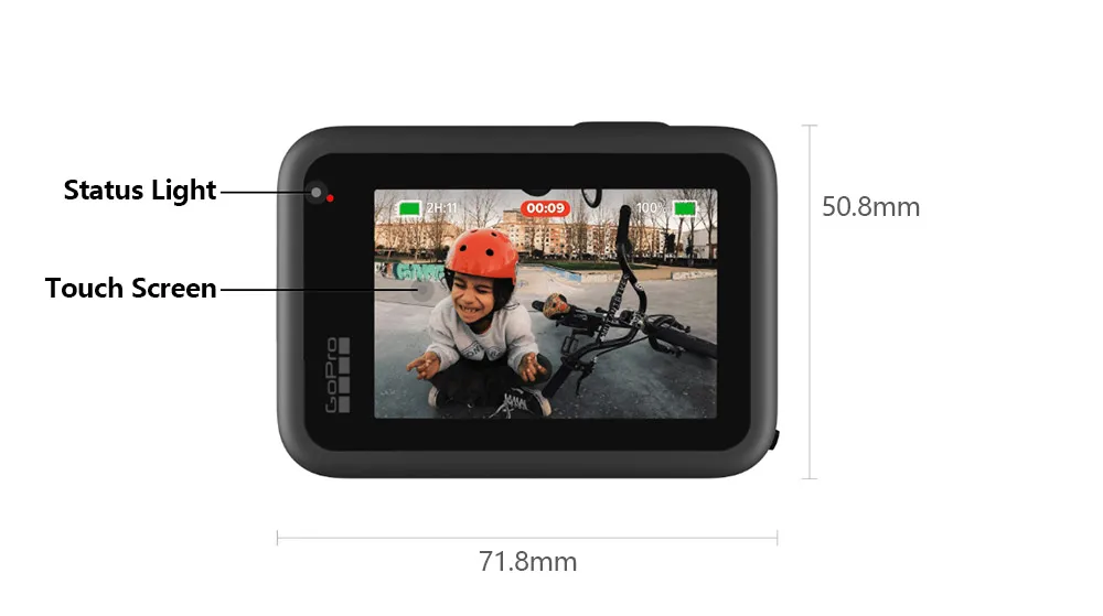 small action camera GoPro HERO 9 Black Action Camera 5K Videos 20MP Photos Waterproof Sport Cameras Color Front Screen Brand New And Original action camera hd