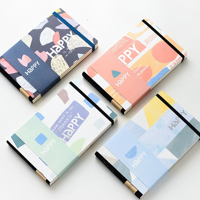 

Cute creative horizontal version Notebook Planner Agenda Diary Hard Cover Monthly Planning Papers Journal Notebook Daily Memos