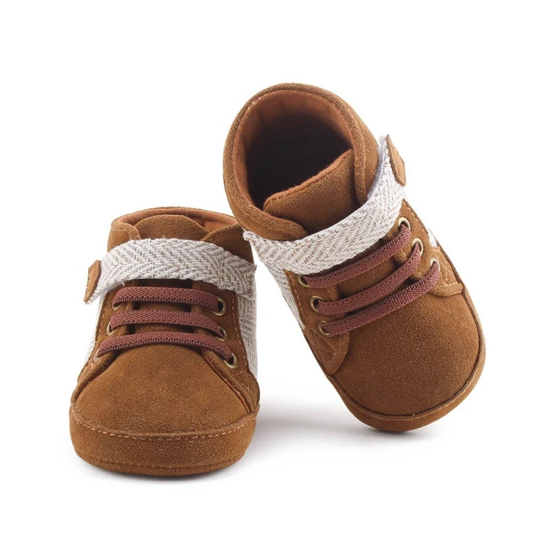 

2019 New Infant Baby Boys Shoes Toddler Casual Warm First Walkers For 0-18 month Newborn Soft Sole Sneaker Cotton Crib Shoes