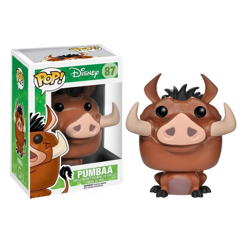 FUNKO POP disney мультфильм фильм лев Король-SIMBA LUAU PUMBAA MUFASA ПВХ фигурка Коллекционная модель игрушки для Chlidren Рождественский подарок