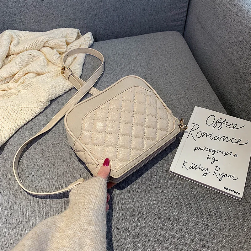 

Autumn And Winter Elegant Bag Women's 2019 Winter New Style Fashion Rhombus Square Sling Bag Korean-style Versatile Fashion Simp