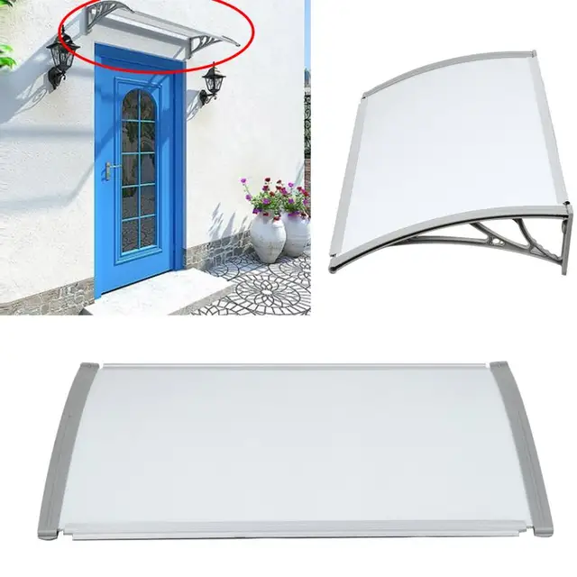Toldo para ventana y puerta delantera para exteriores, cubierta de