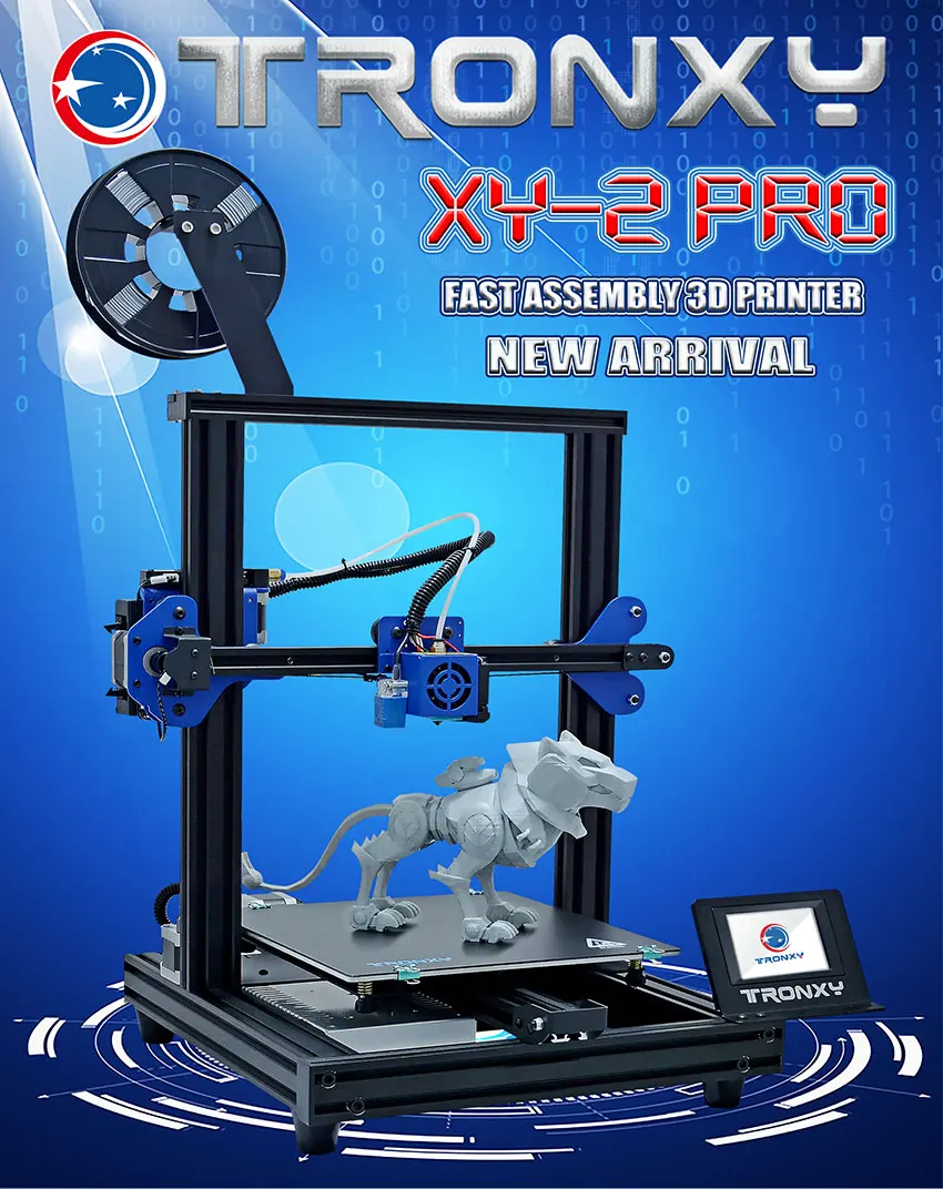 Upgraded XY-2 Pro 3D printer Build plate 255255mm Auto leveling Sensor Semi-Assembled Metal Frame structure 3d printe01