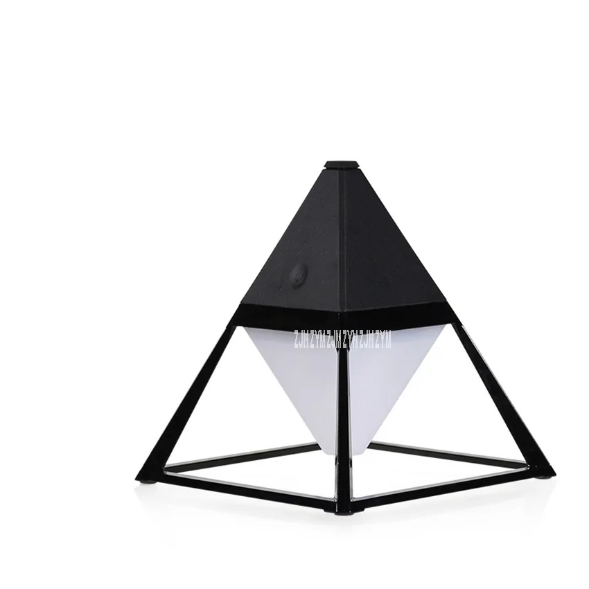 black GX-L01 творческий простой открытый зарядный ночной Светильник Сенсорный подарок Светильник Минималистский декоративная настольная лампа для чтения 5V 4W 2200mA - Испускаемый цвет: black