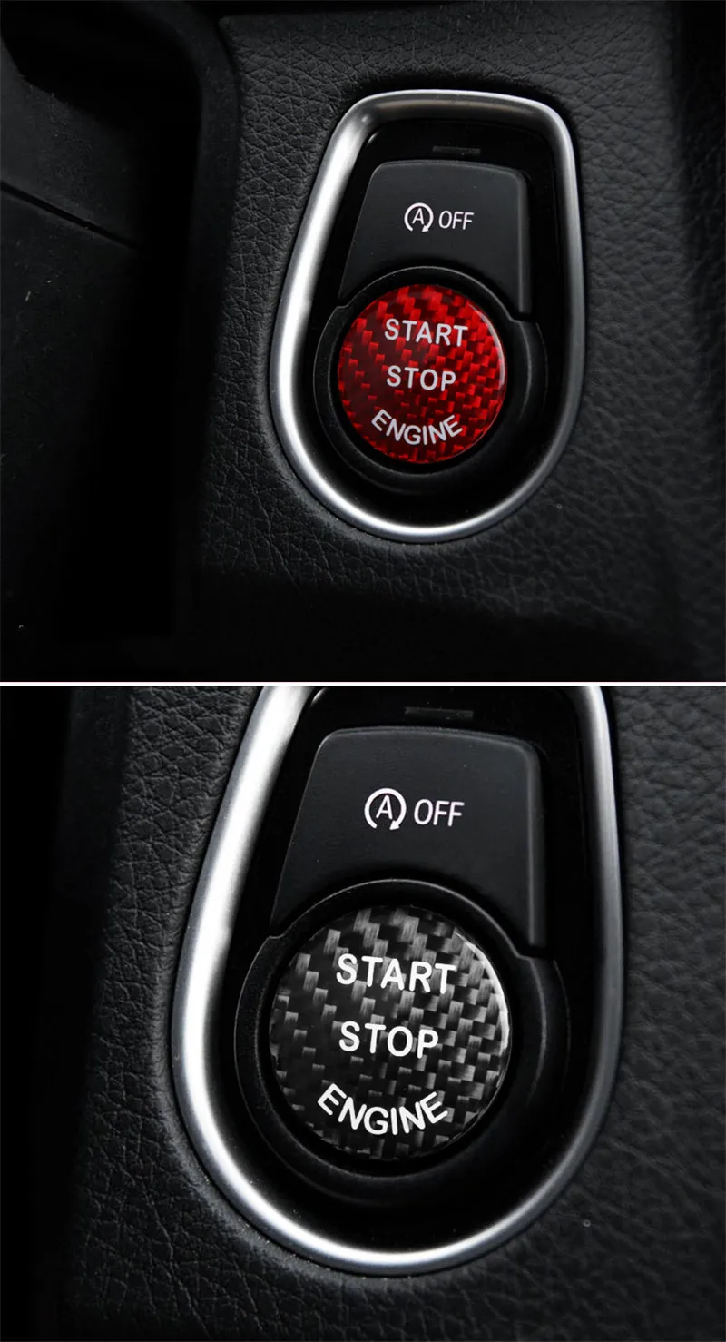 Автоаксессуары стильная кнопка Зажигания для автомобиля переключатель Замените крышку Кепки Стикеры для BMW X5 5 E53 E70 G30 F30 F10 E39 E36 E46 E60 E87 E90