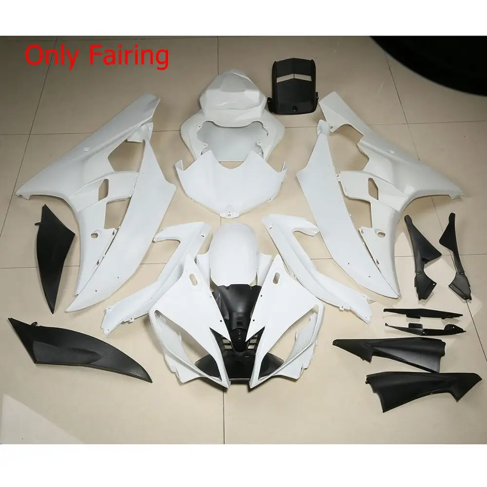 Неокрашенный Кузов для мотоцикла Yamaha YZFR6 YZF R6 2006 2007|Накладки и декоративные молдинги| |