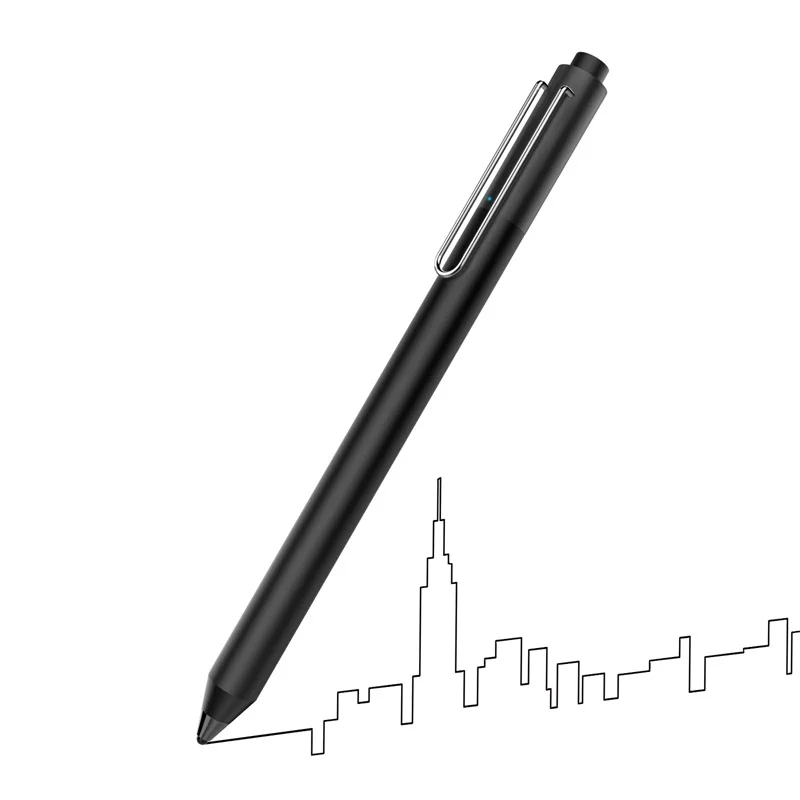 MoKo активный стилус ручка для Apple iPad, высокая чувствительность перезаряжаемый карандаш емкостная Цифровая ручка для iPad Pro 9,7/10,5/11/12,9 - Цвета: Black