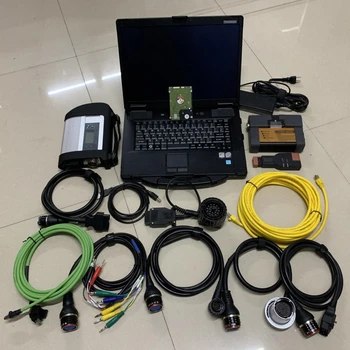 

2in1 diagnostic tool for BMW ICOM A2 B C and MB Star C4 SD C4 Connect 2019.12v software HDD in CF-52 Laptop 4G toughbook Full