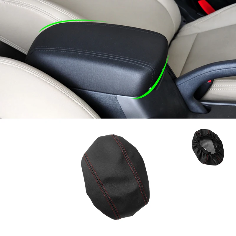 Soft Leather Center Armrest Cover For Honda City 2008 2009 2010 2011