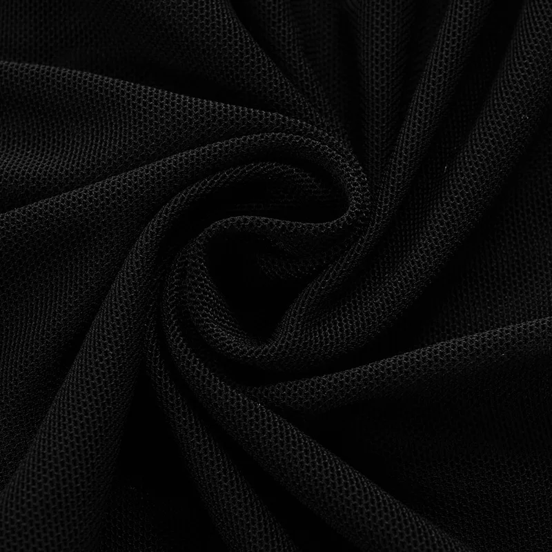 Goth Dark Y2k Punk Mesh See Through T-shirts Women Cyber Sexy Summer Halter Tops Lace Up Techwear Black Patchwork Split Clothes