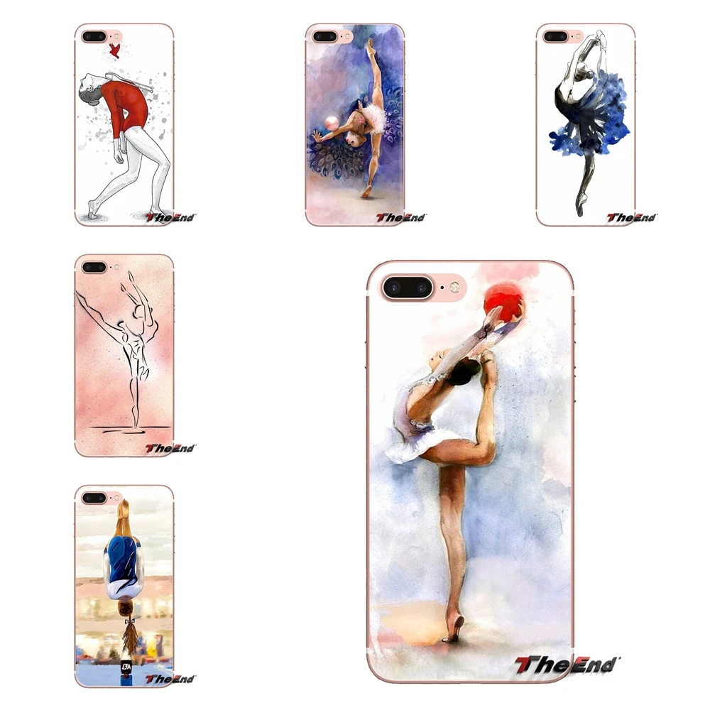 

For Samsung Galaxy J1 J2 J3 J4 J5 J6 J7 J8 Plus 2018 Prime 2015 2016 2017 Soft Transparent Shell Covers Gymnastics Oil Painting