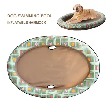 

Pet Dog Pool Float Pet Hammock Float Swimming Pool Float Hammock Inflatable Hammock Spring Summer Ring Dog Pool