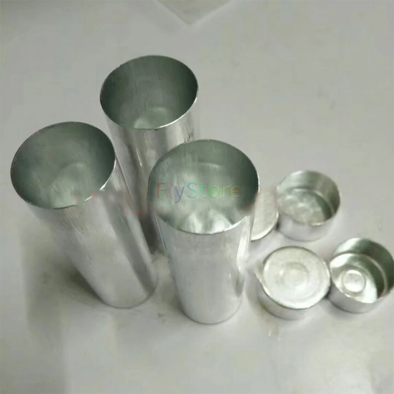 100 Pcs Dental Laboratory Aluminum Cartridge With Flexible Acrylic