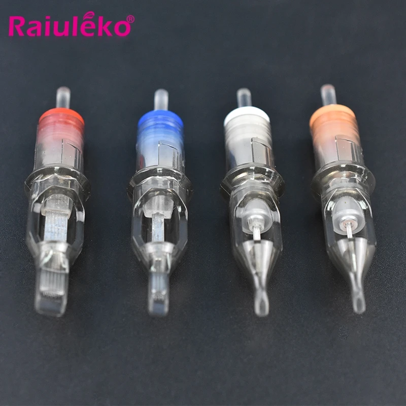 

10pcs 1RL/3RL/5RL/7RL/9RL/11RL/14RL Tattoo Cartridge Needles Disposable Semi-Permanent Makeup Eyebrow Derma Pen Machine Supply