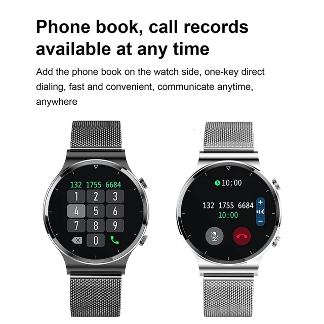 LIGE - Reloj inteligente deportivo para hombre, pulsera de mano digital con pantalla completamente táctil, control del ritmo cardíaco y presión sanguínea, Bluetooth, dispositivo con Android iOS - Imagen 6