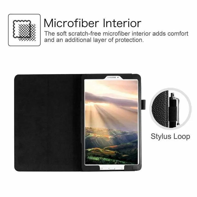 Для Samsung Galaxy Tab E 9 6 &quotT561 чехол тонкий умный из искусственной кожи Folio Stand Складная