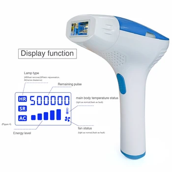 

Electric IPL Removal Hair Device Shaver Permanent Laser flashes Removal Hair Machine Epilator Armpit Skin Rejuvenation Tool