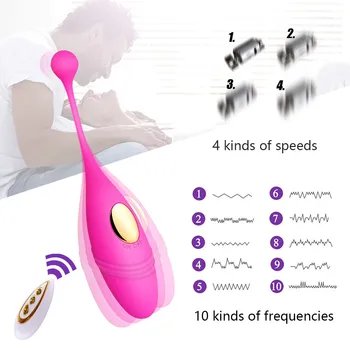 Female Vibrator Vibrating love eggs Vaginal Clitoris stimulator Remote silicone Sex Toy for Women Masturbator Toys for Adults 3
