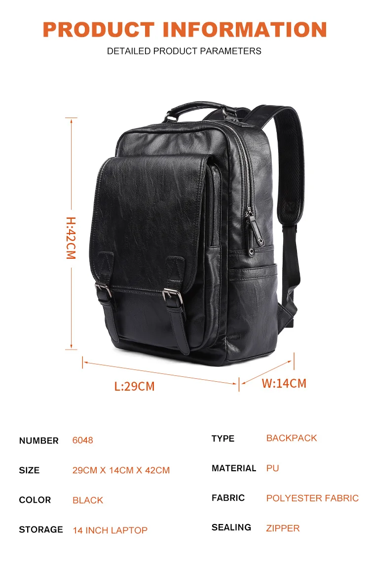 MOYYI, модный мужской рюкзак, водонепроницаемый, zaini Pelle из искусственной кожи, рюкзак для ноутбука, минималистский пакет Outsoor, рюкзак для путешествий