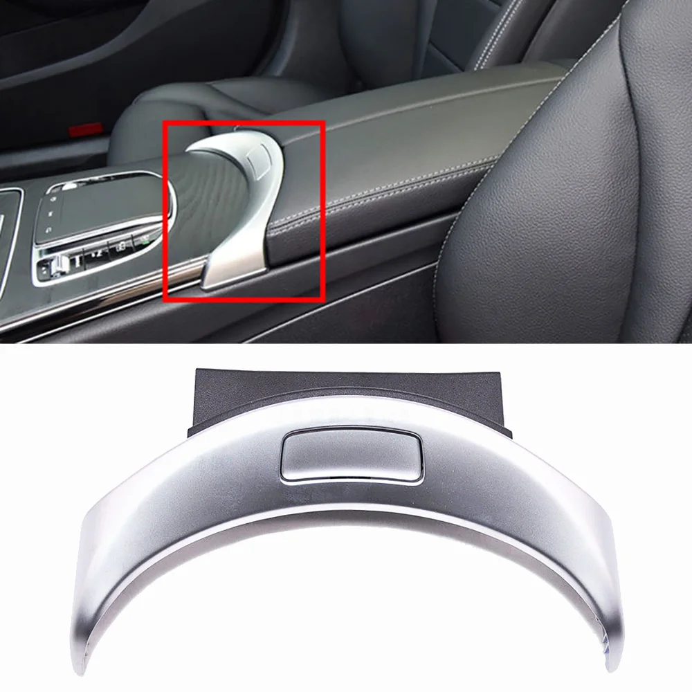 W205 W253 Center Console Leather Armrest Storage Box Cover Trim Replacement  For Mercedes Benz C GLC C200 C300 C350 2056808804