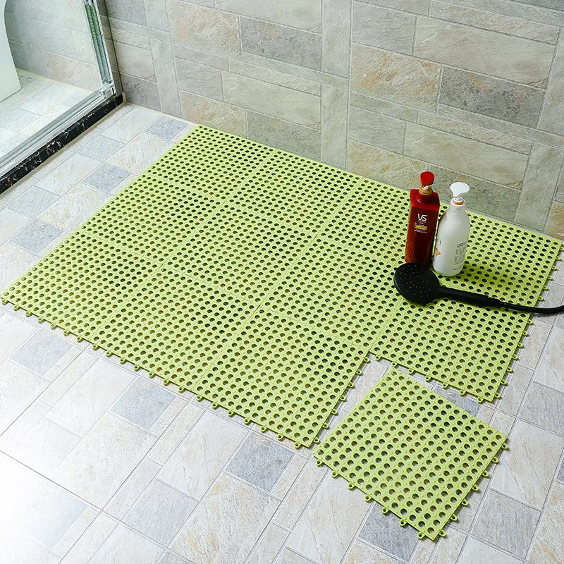 1piece Bathroom Anti-skid Mat Splicing Floor Mats Household Kitchen  Splicing Waterproof Floor Mats Bathroom Rugs Shower Mat - Bath Mats -  AliExpress