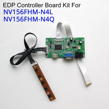

For NV156FHM-N4L NV156FHM-N4Q laptop LCD screen 1920*1080 HDMI VGA monitor controller drive board 15.6" EDP 30Pins WLED DIY kit