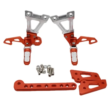 

Motorcycle CNC Aluminum Alloy Rearset Footrest Pegs Pedals for Yamaha RC150 LC150