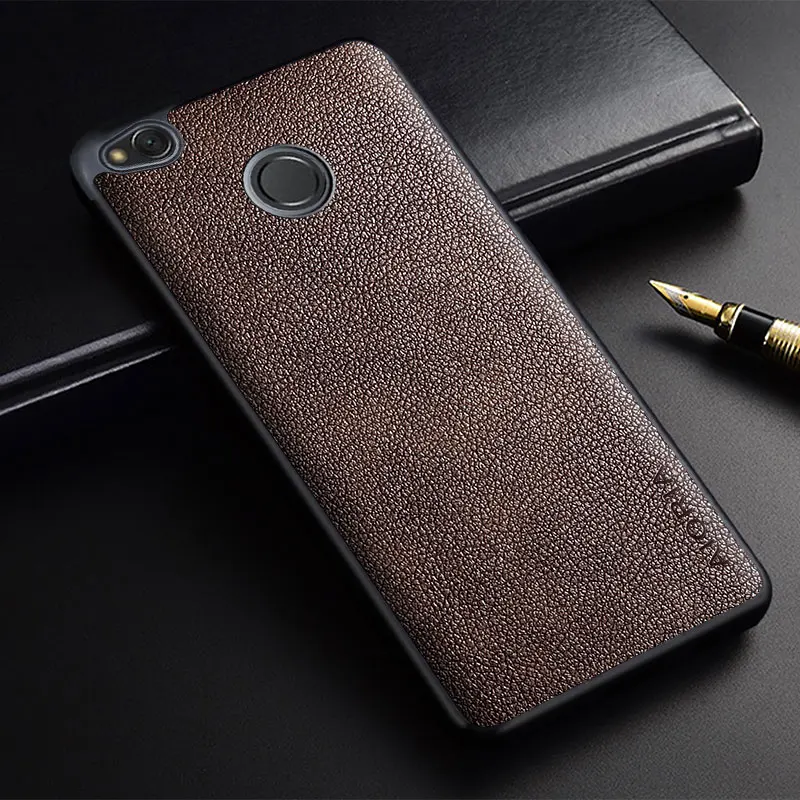 Роскошный чехол для телефона Xiaomi Redmi 4X Go тонкий из искусственной кожи