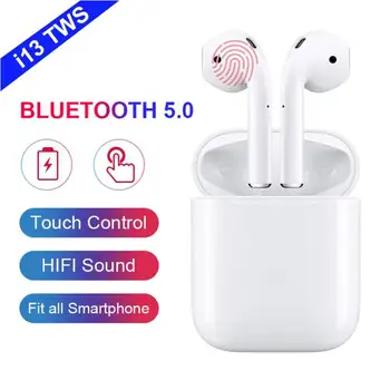 

I13 TWS Wireless Earbuds Bluetooth 5.0 Earphones Headset with Charging Box Support Siri For All Smart Phone Earbuds