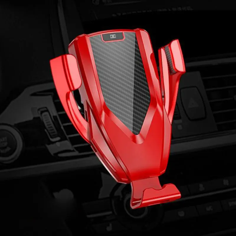 Автомобильное Qi Быстрое беспроводное зарядное устройство вентиляционное отверстие+ CD крепление автоматическое зажимное автомобильное зарядное устройство держатель подставка для iPhone XR XS Max X 8 10 Вт быстрая C