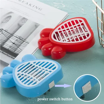 

Creative Electronic Mosquito Killer LED Socket Electric Mosquito Swatter Mosquito Lamp Bear Paw Shape Night Light Bear paw hot