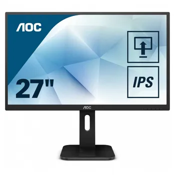 

LCD Monitors AOC 27P1 PC peripherals computer game monitor FHD MVA 27'' 1920х1080(FHD) IPS 250cd m2 H178° V178° 1000:1 50М:1 1.07B 5ms