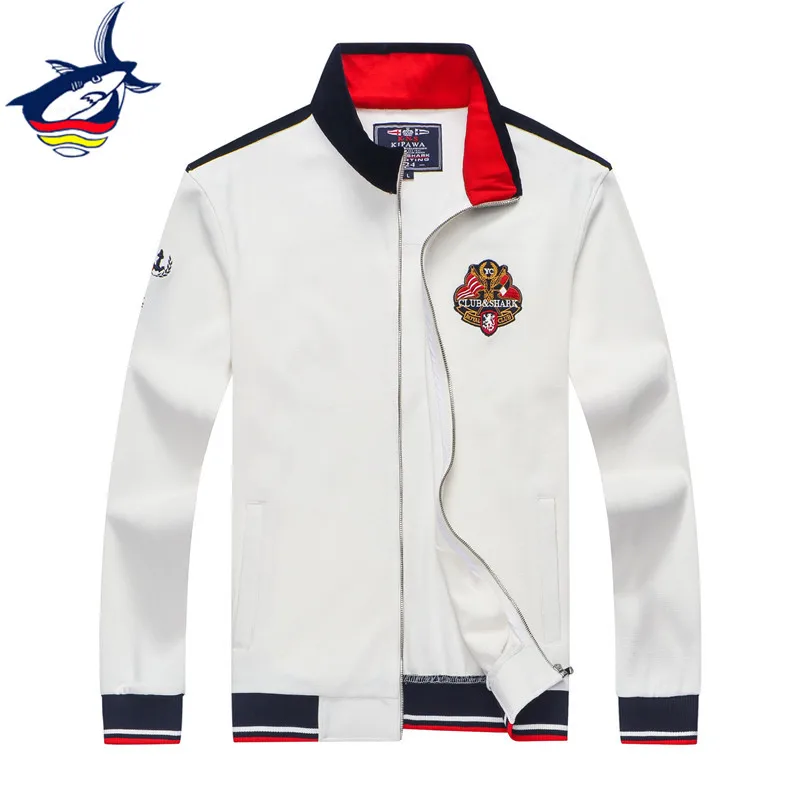 #^Special Price 2019 Brand Men Clothing Bomber Tace & Shark Jacket Man Flag Embroidery Zipper Warm Turtleneck Sweater Men Coat Casual Cardigan #^Special Price 2019 Brand Men Clothing Bomber Tace & Shark Jacket Man Flag Embroidery Zipper Warm Turtleneck Sweater Men Coat Casual Cardigan