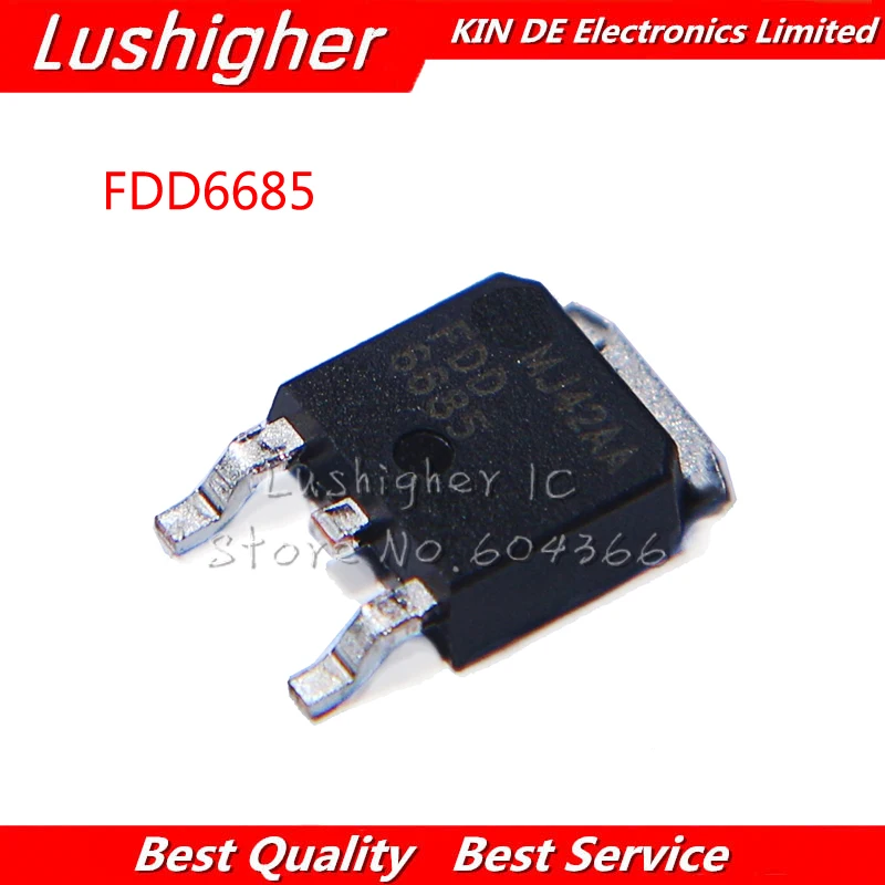 10 шт. FDD6685 TO252 FDD 6685 252|Интегральные схемы| |