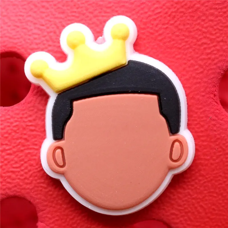 Crock Charms Accessories Custom Cartoon Cute PVC Shoe Croc Buttons Sandals Charms Black Lives Dope Father Portrait Free Shipping