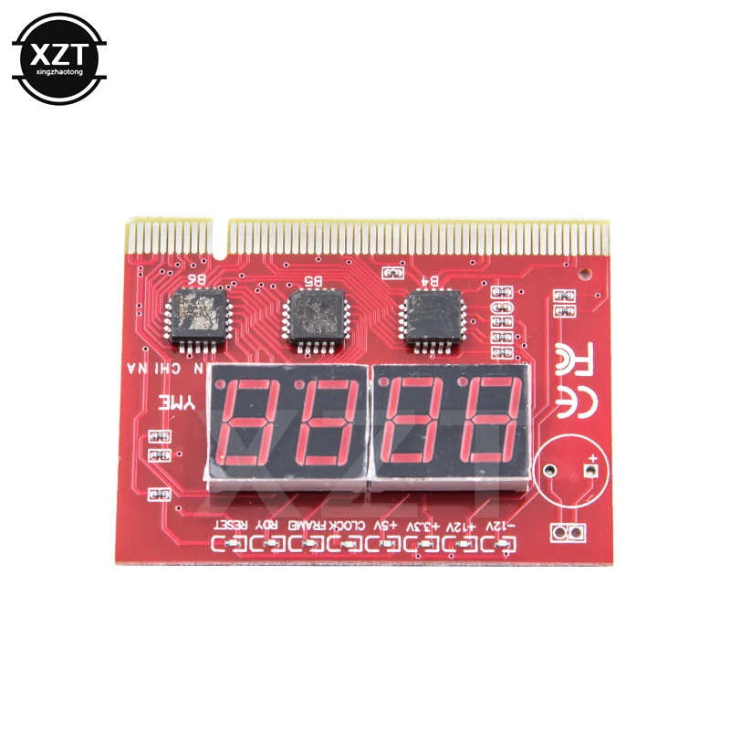 Placa base de ordenador de 4 dígitos, Mini PCIE LPC, tarjeta de poste de eliminación de insectos, Digital, PCI, PCI E, pantalla LED, probador, tarjeta de prueba, PC de escritorio|Tarjetas adicionales| - AliExpress
