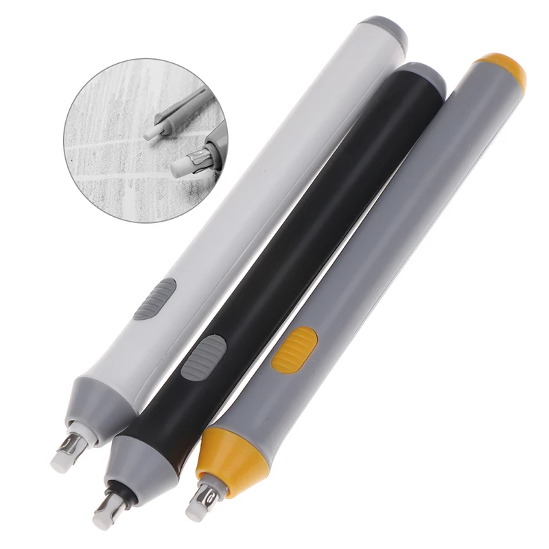 Electric Pencil Eraser Kit Battery Operated Highlights Erasing Effects Automatic Eraser For Sketch with 22pcs Rubber Refills