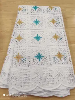 

2020 newest high quality swiss lace fabric 100%cotton swiss voile lace in switzerland nigerian lace fabric dubai fabric 5yards