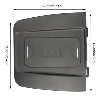 

Phone Car Wireless Charger Wireless Charging Black 6.81*5.79inch 9-16V 10W 1pcs Car Charger For Mazda 3 Axela 2015-18