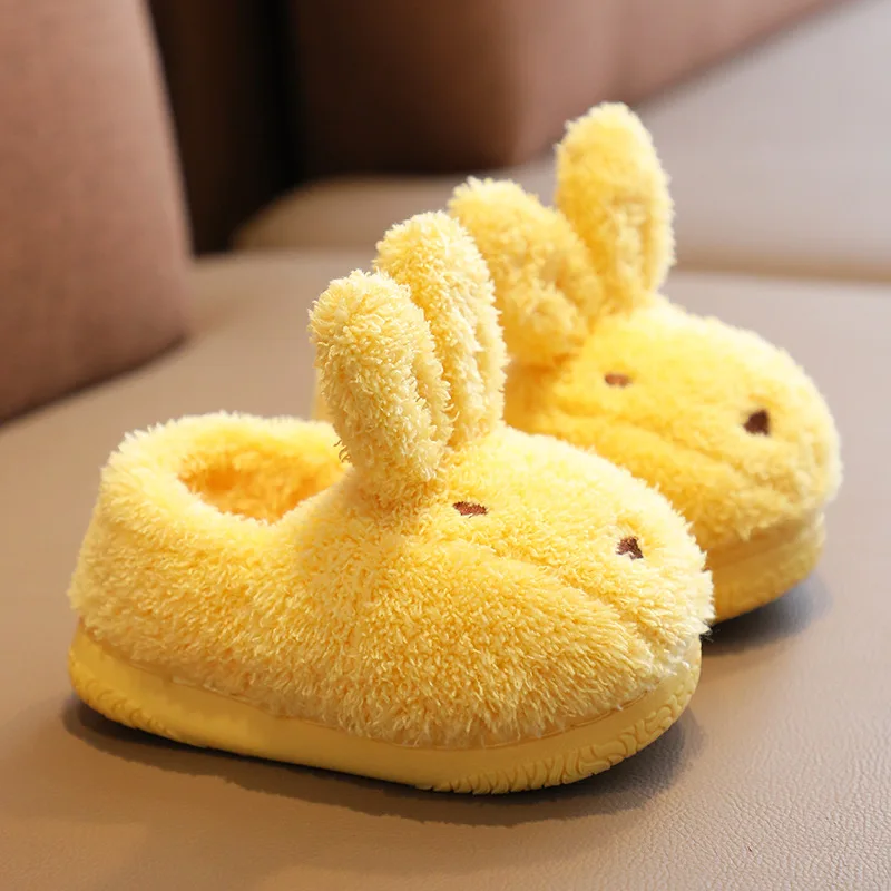 boy sandals fashion 2022 Kids Shoes Winter Indoor Non-slip Cute Rabbit Cotton Home Slippers Baby Girls Slippers Funny Slippers Girls Home Shoes children's shoes for high arches