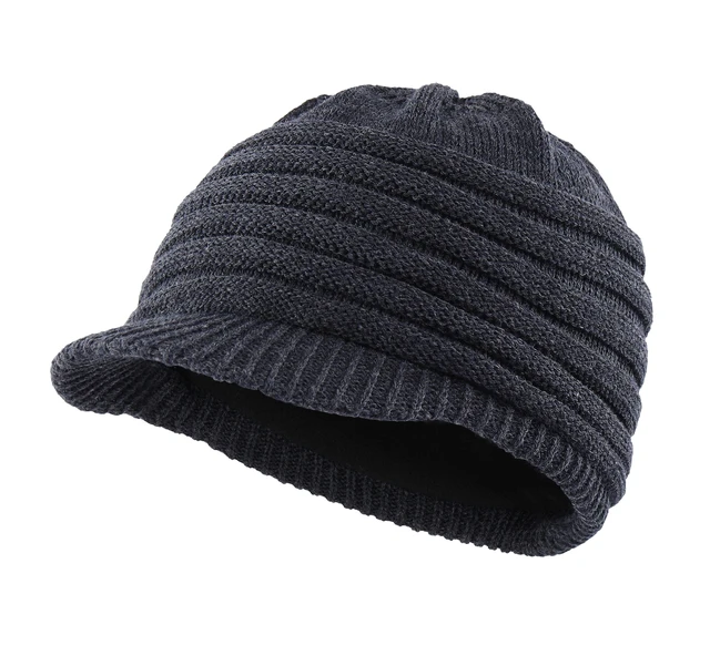 Connectyle Classic Men's Warm Winter Hats Acrylic Knit Cuff Beanie Cap  Daily Beanie Hat