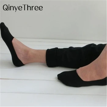 

1 Pair Men Soft Low Cut Casual Cotton Loafer Boat Non-Slip Invisible No Show Socks Spring Summer Autumn Styles 3colours